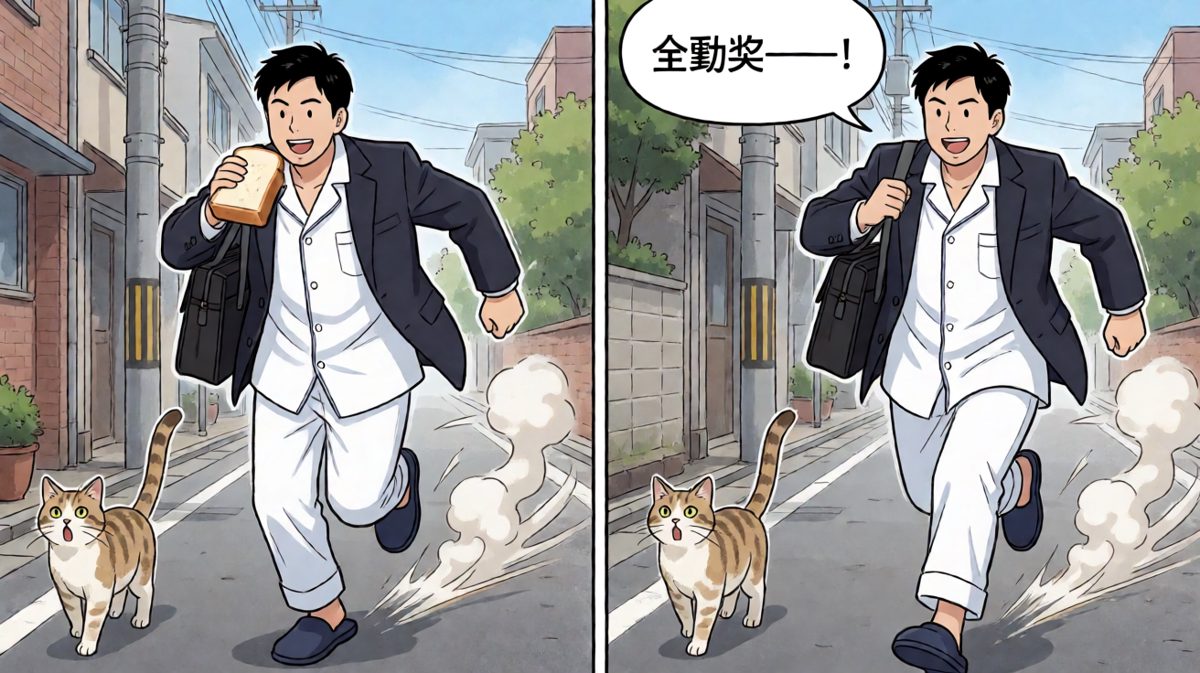 以残影的速度奔赴全勤奖
