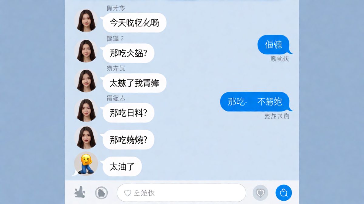 情侣必答题'吃什么'：从随便到跪下的完整心理建设过程