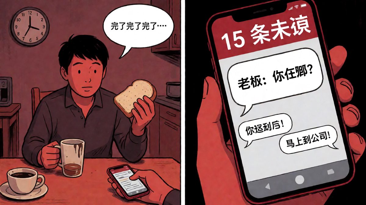 看到老板消息的瞬间，灵魂直接从嘴巴里飞出去了。