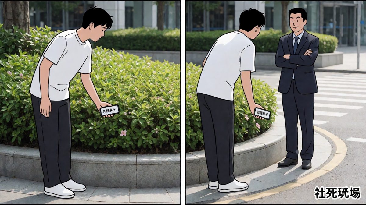 以为躲过了？转角遇见爱——老板也在同一个花坛拐弯！
