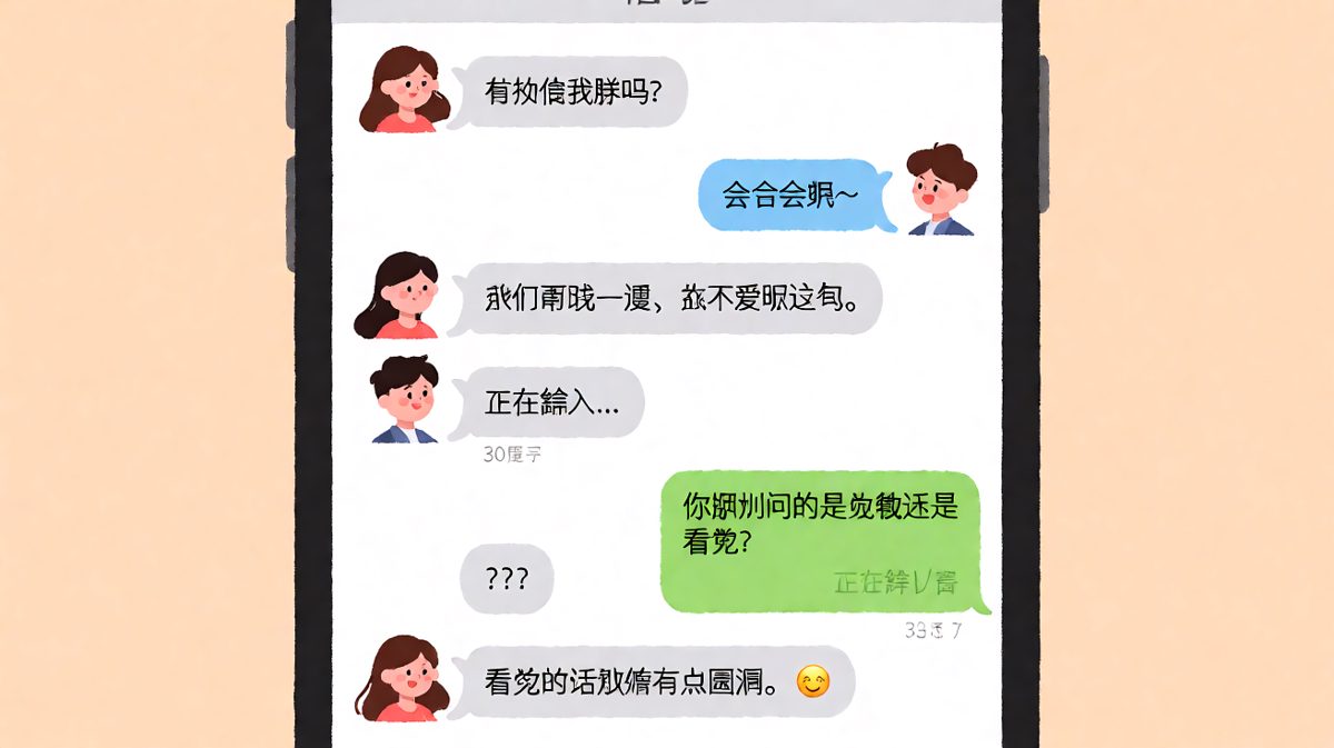 求生欲考试零分，一句'圆润'直接触发拉黑技能