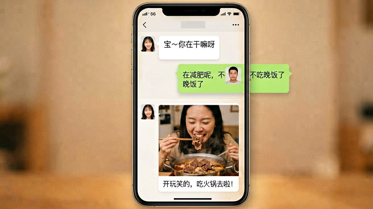 说减肥的女生，下一秒就端起了火锅