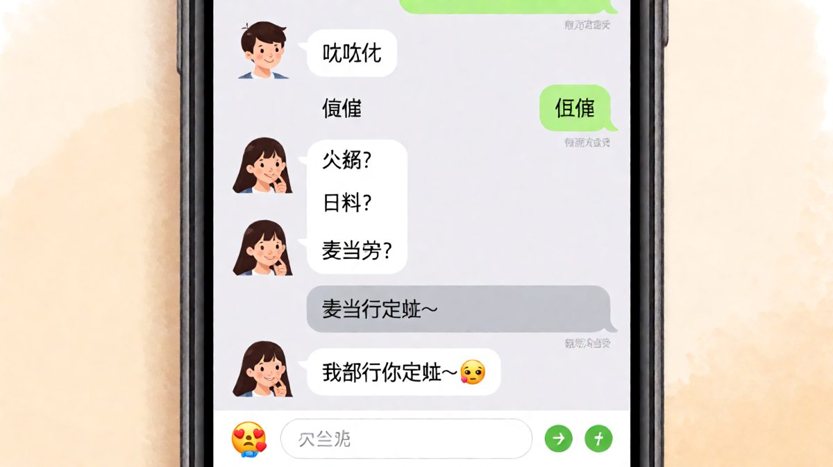 「随便」是一个男生永远猜不对的陷阱题。