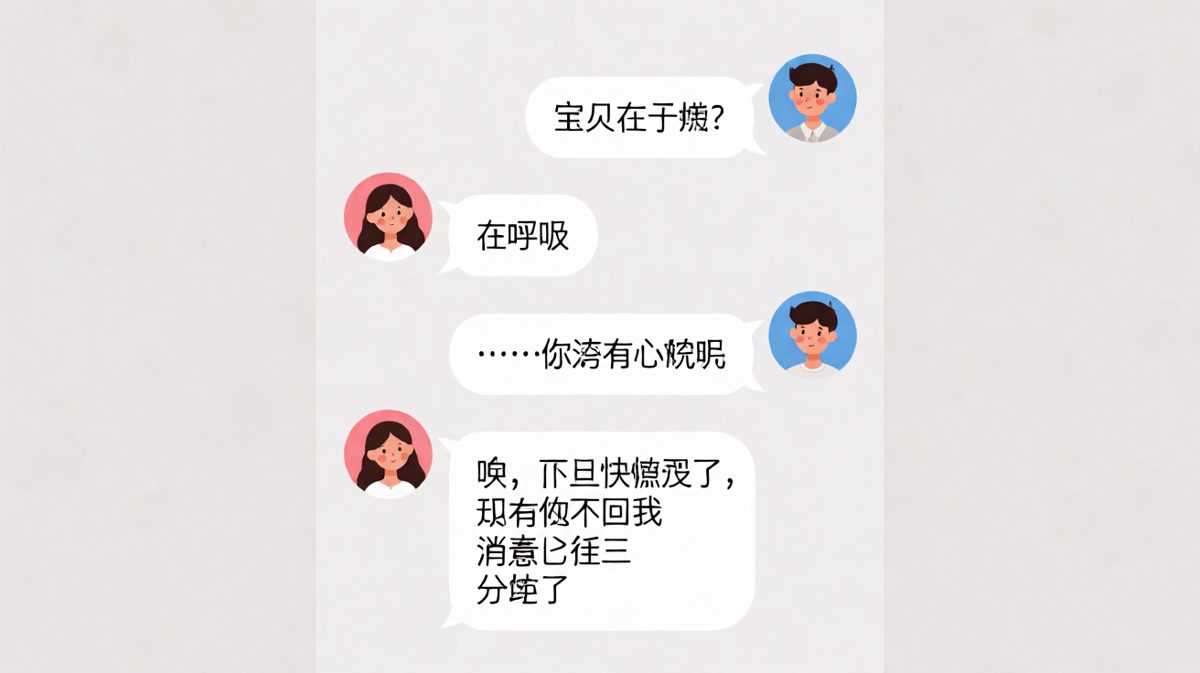 你等三分钟，她已脑补完一部虐恋剧