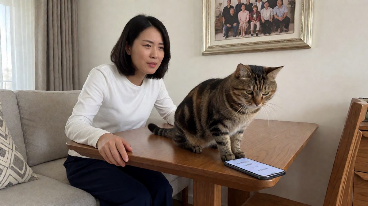 猫：你终于空了！