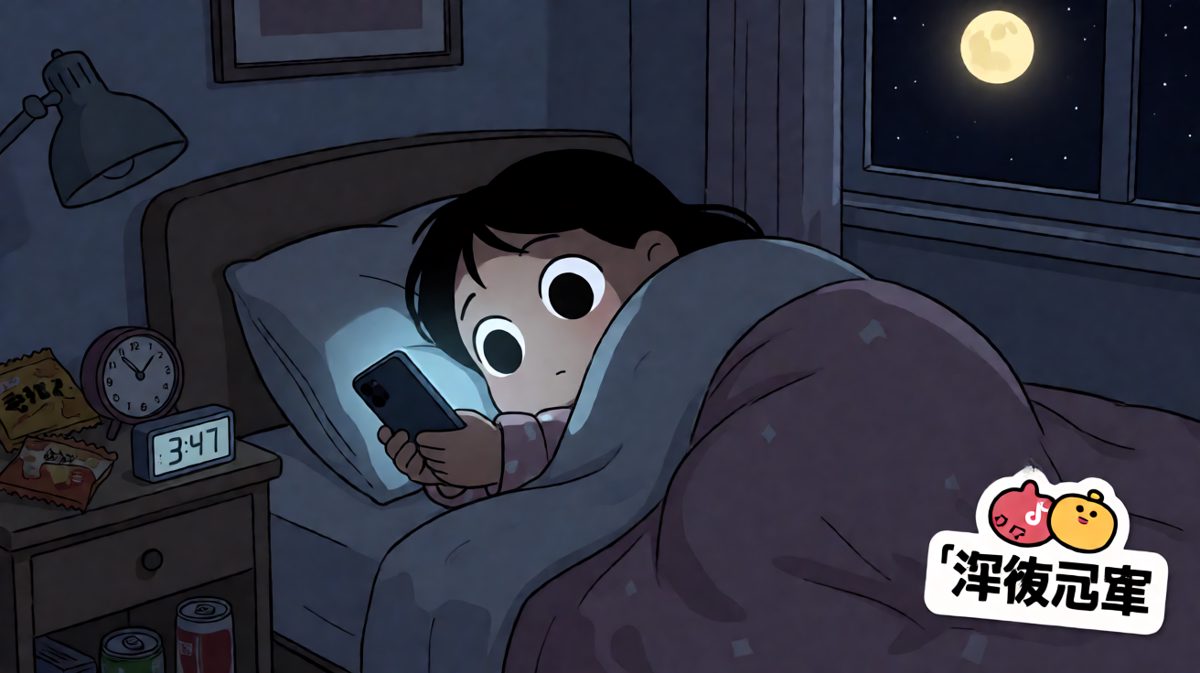 熬夜的不是时间，是对明天的掌控感