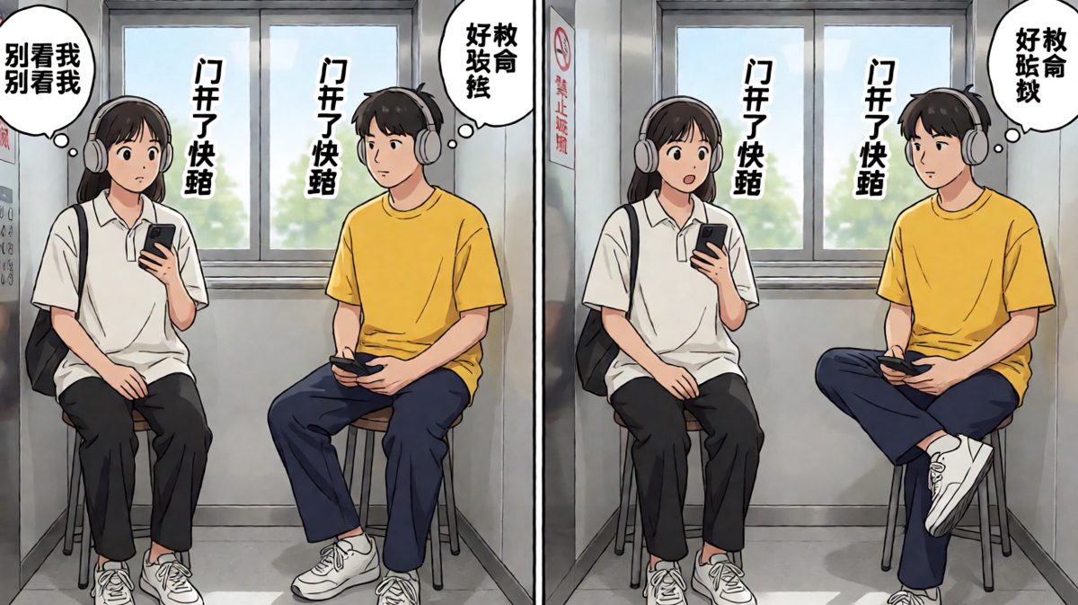 电梯三秒，社交极限逃生