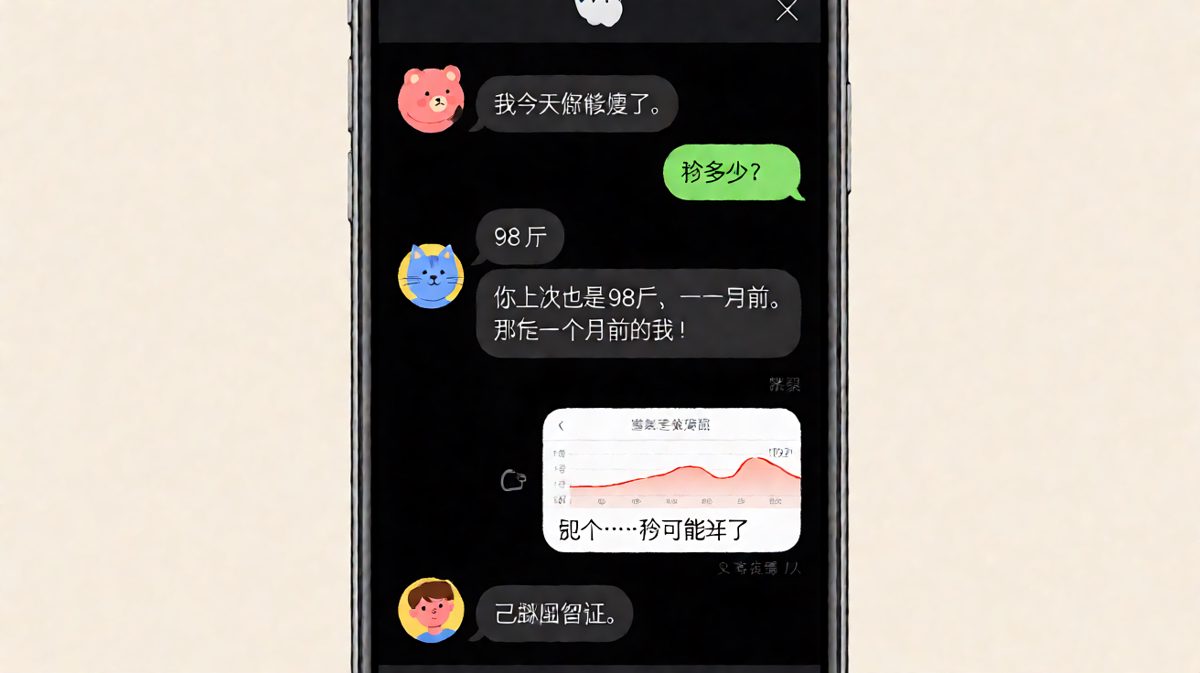 她说瘦了，他用数据让谎言无处遁形