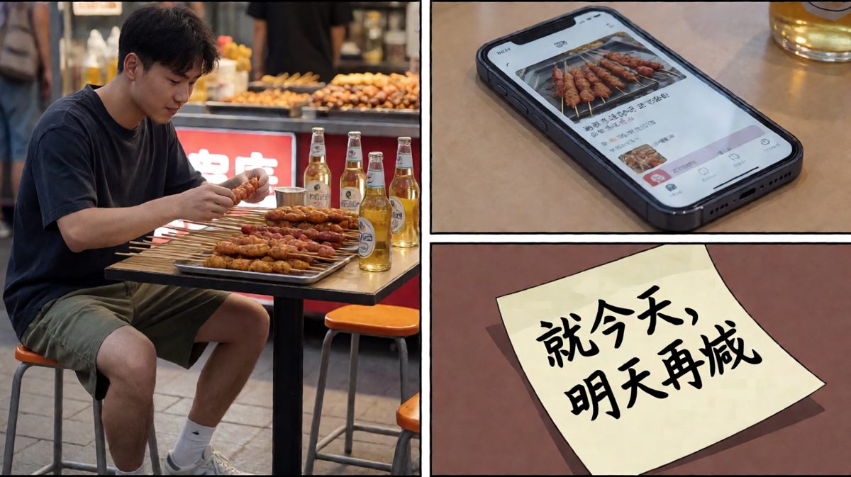 自我安慰：明天再减嘛