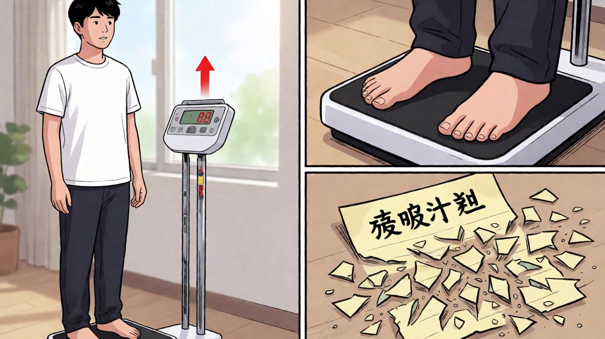 第二天称体重：彻底破防
