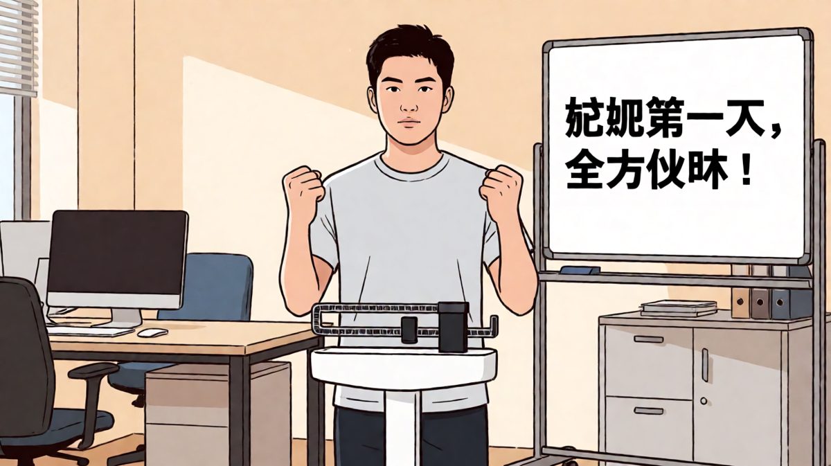 发誓减肥，信心满满