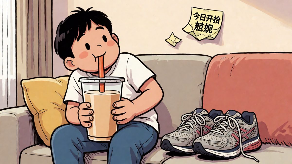奶茶可以明天再戒，但快乐必须今天拥有！