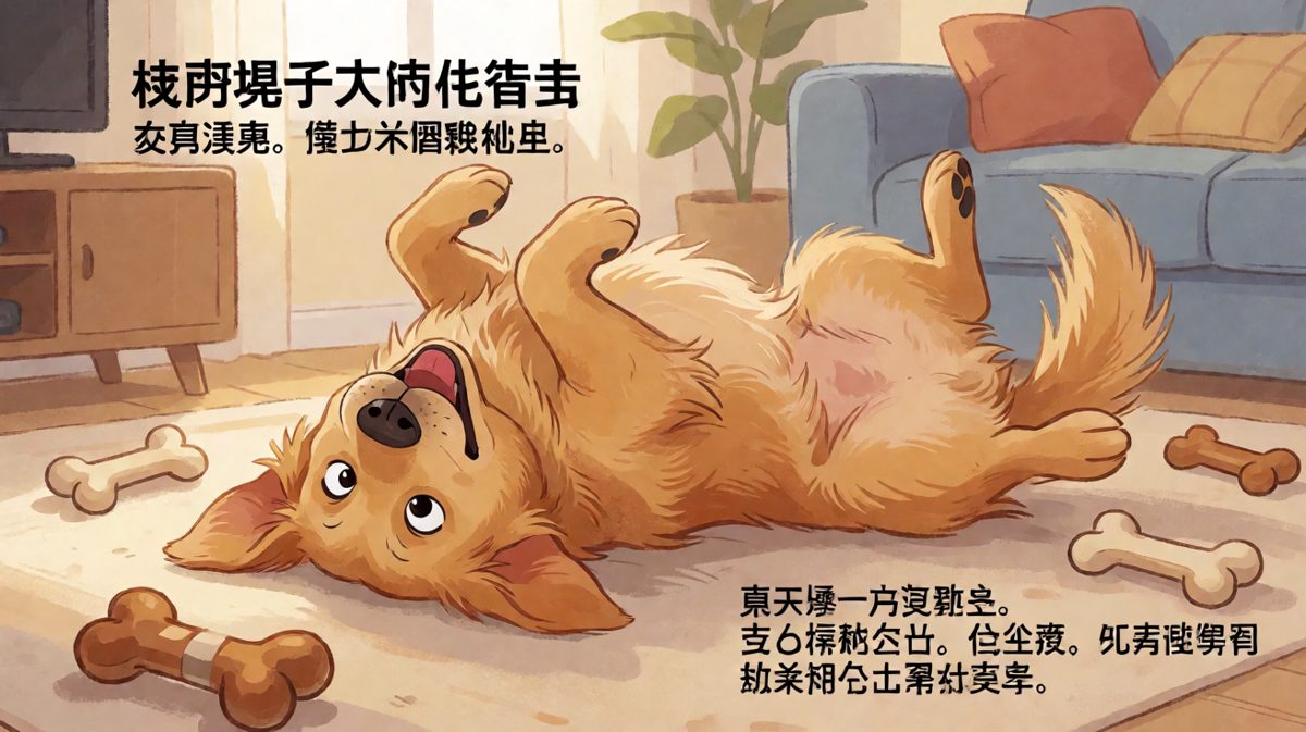 狗狗：谁在地上的？哦是我自己……