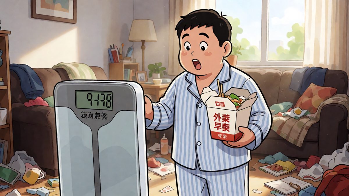早上睁眼第一件事：上秤，心死一半