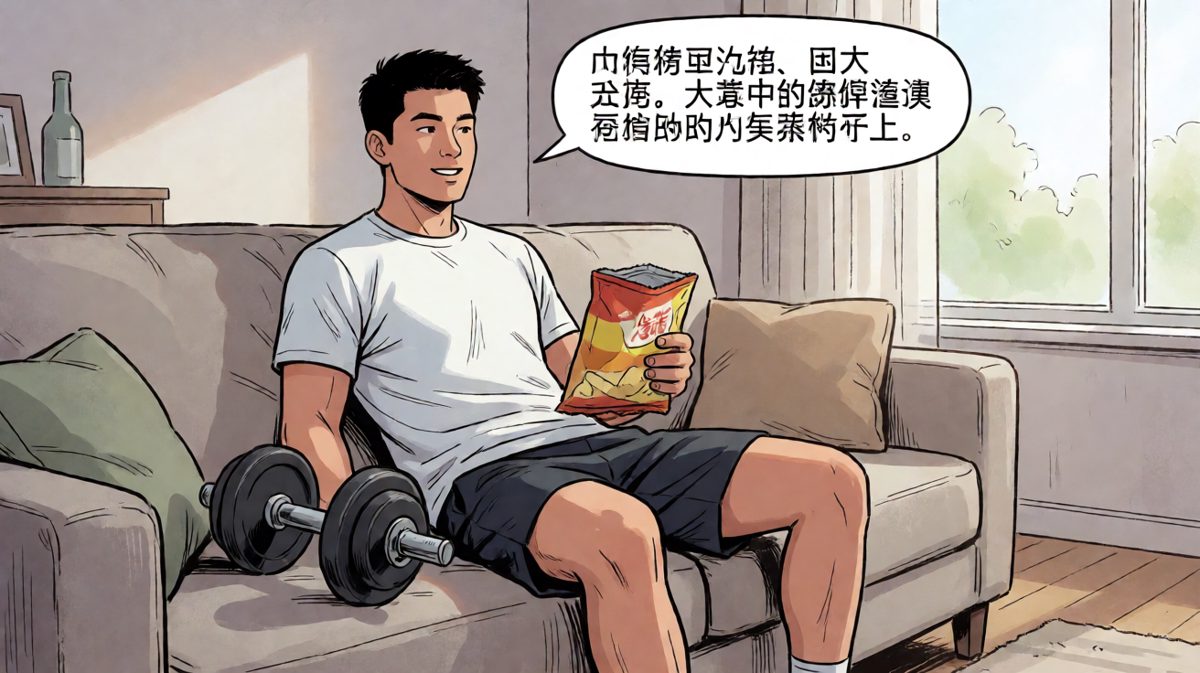 休息五分钟，顺便吃点补给