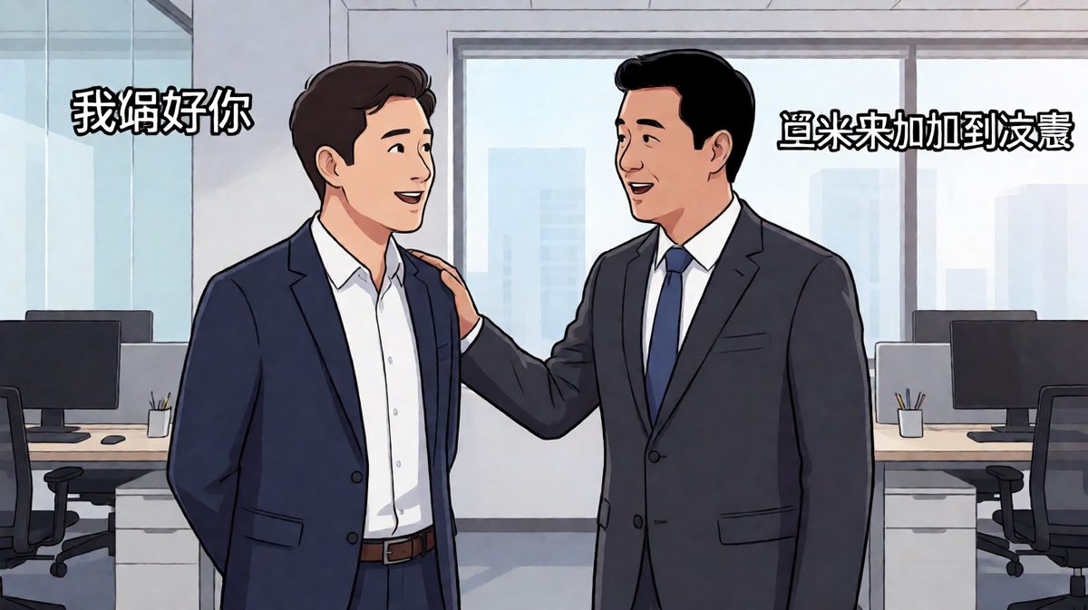 老板说我看好你，其实是让我今晚别走了