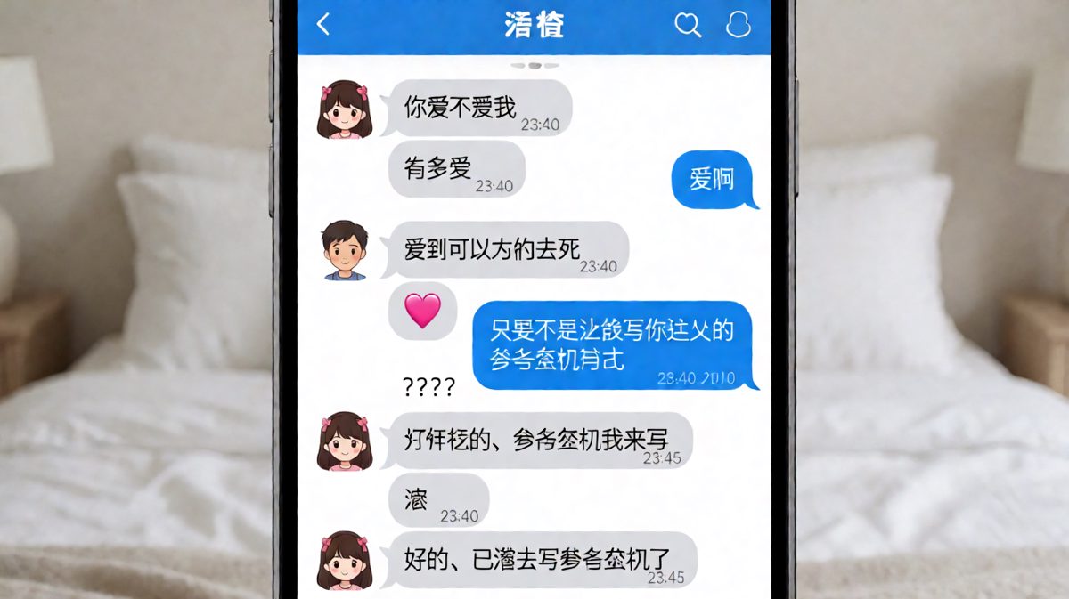 为爱赴死可以，但参考文献除外