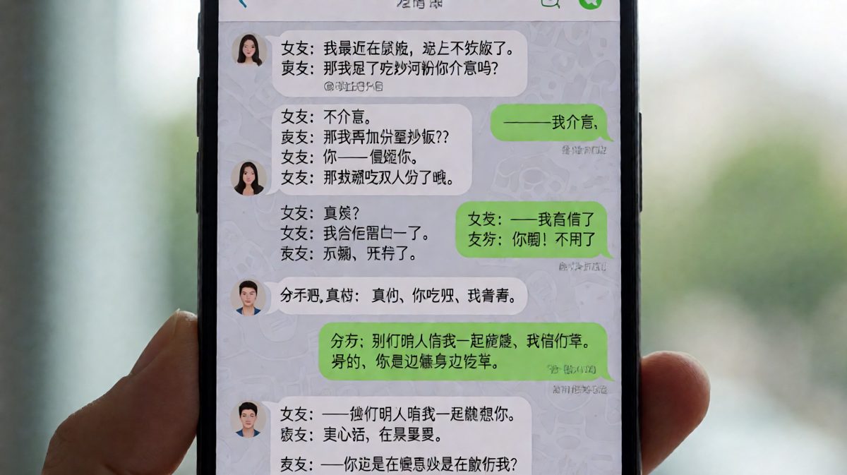 女生减肥时男友用美食连环暴击，最后用健身约定挽回