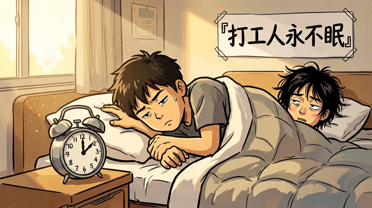 闹钟响了，但我的身体拒绝起床。