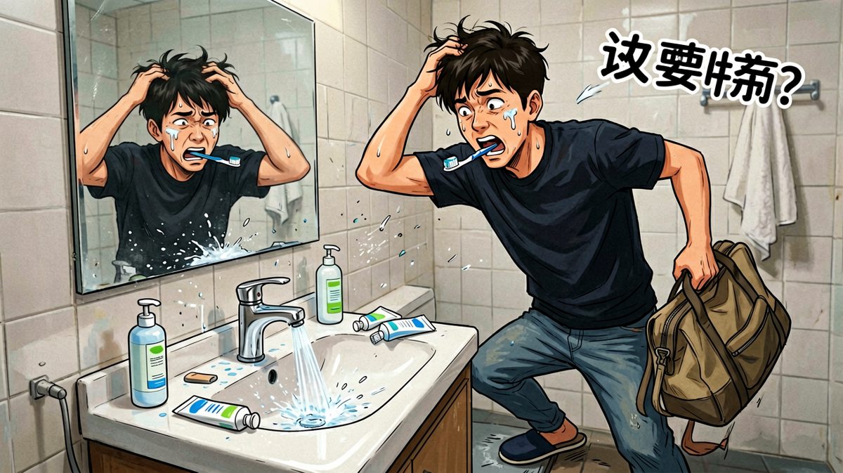 洗漱！以人类不可能完成的速度！