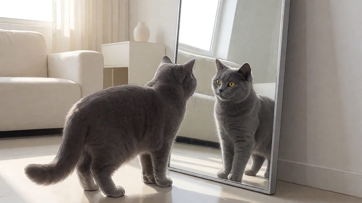 镜子里那只猫是谁？为什么它也敢对我龇牙！