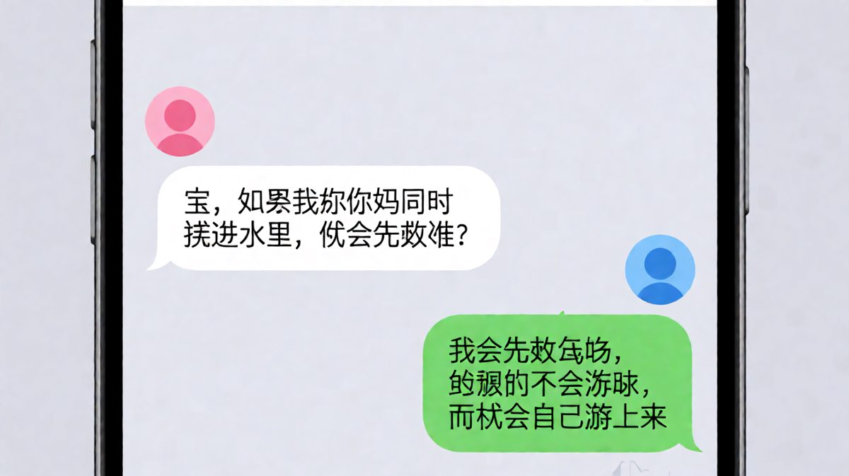 女朋友灵魂拷问，男朋友精准反杀。