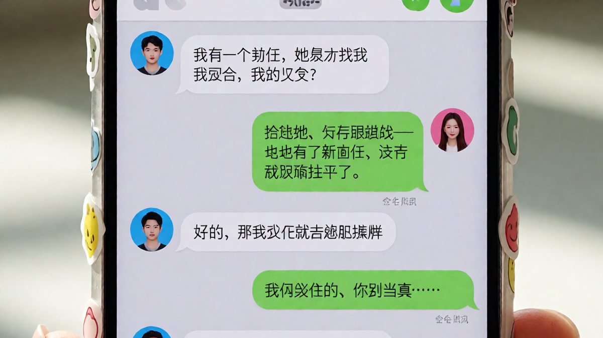 女生一句玩笑把男生逼进死胡同。