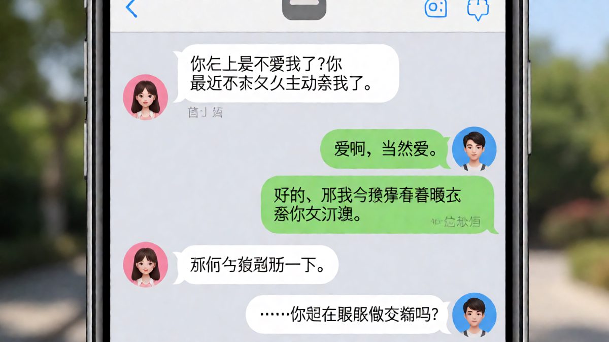 用爱做交易，男生认真起来太可怕。