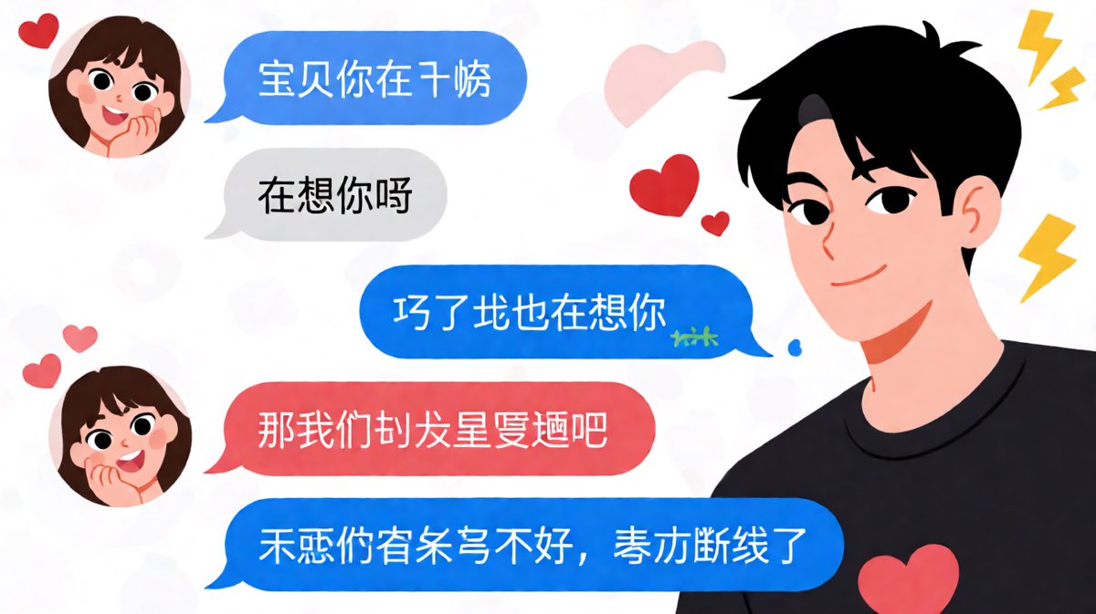 浪漫氛围已就位，大脑信号表示已离线