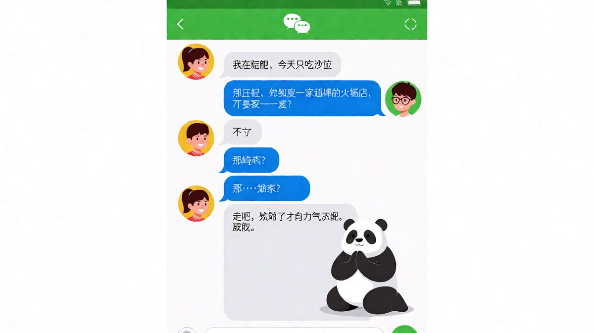 减肥只是为了更好地吃——女生用实际行动诠释了什么是"战略性减肥"