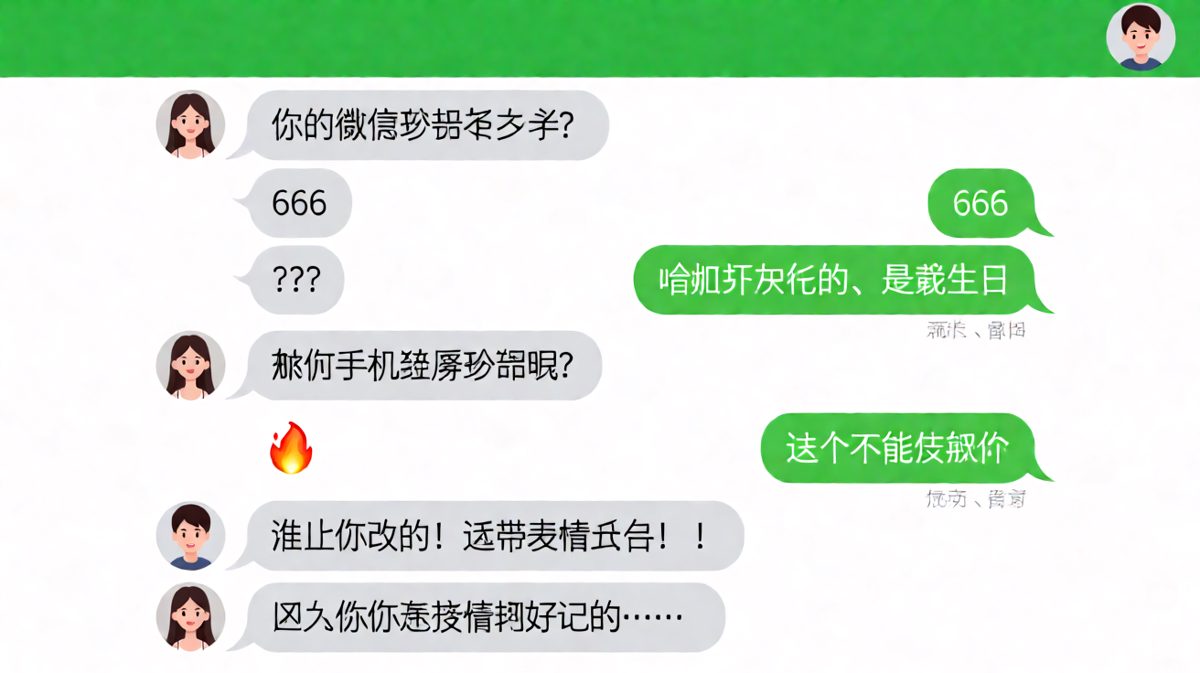 以为躲过一劫，结果密码本身就是最大的破绽——恋爱中的安全意识为零