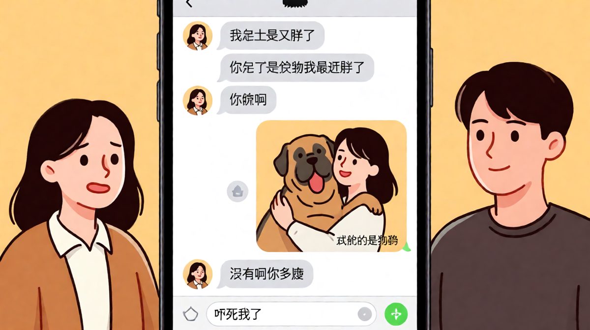 经典'我胖了吗'终极反转，原来是狗胖了