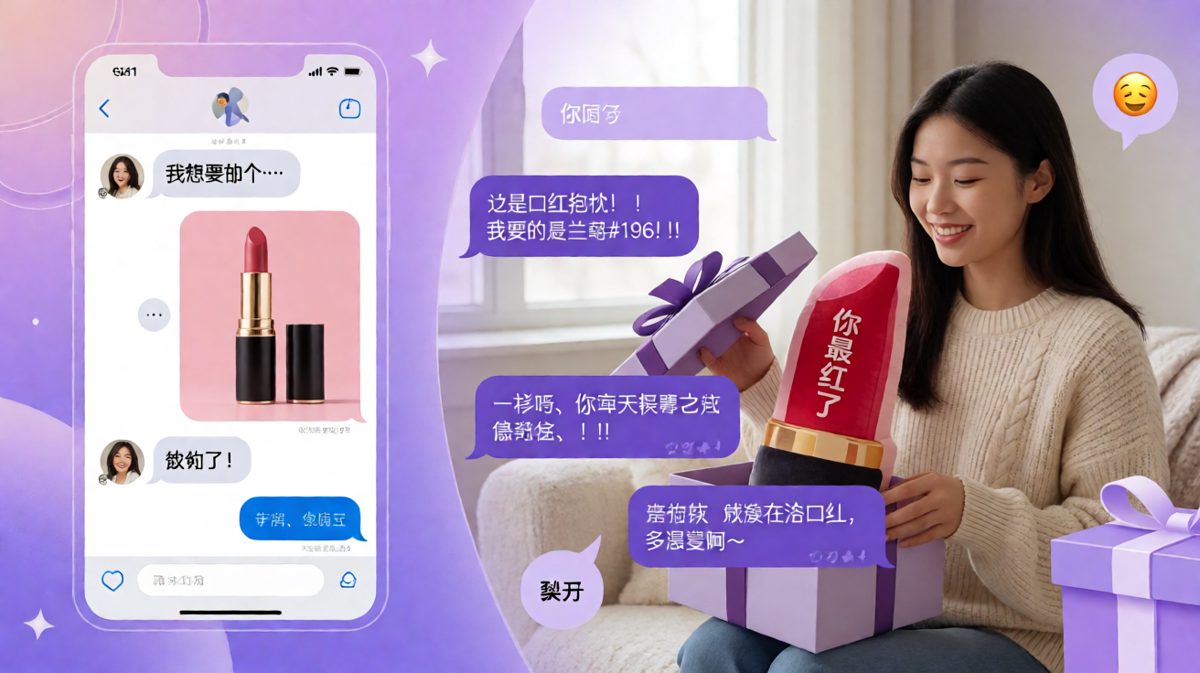 想要一支口红，收到一个抱枕——直男的浪漫你永远猜不到。