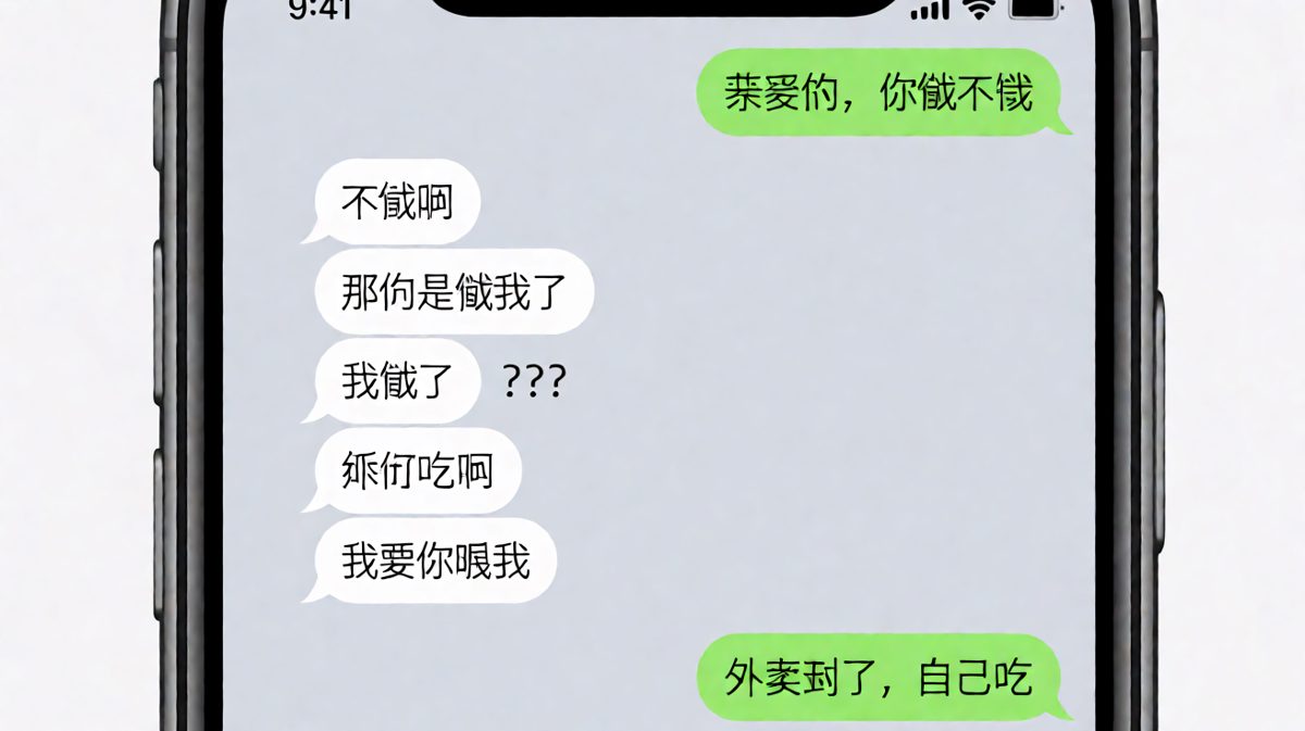 「你饿不饿」的经典绕口令翻车现场