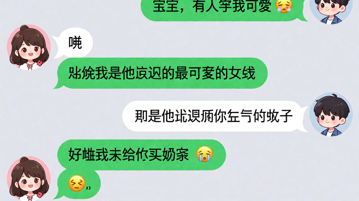 有人夸我可爱？男生这回复绝了！