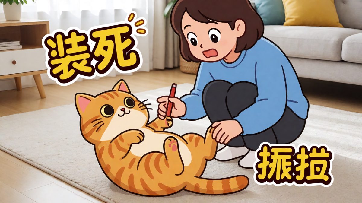 猫：我怀疑你在摸我，但我选择不动