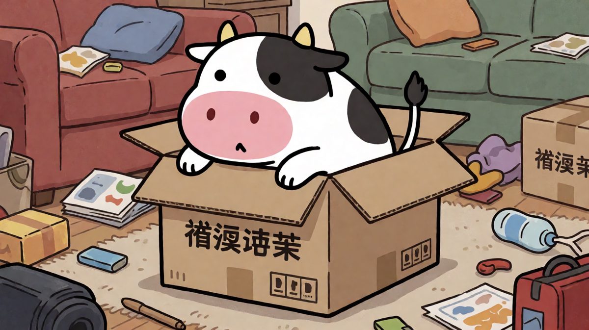猫：买快递只是为了这个箱子，别问
