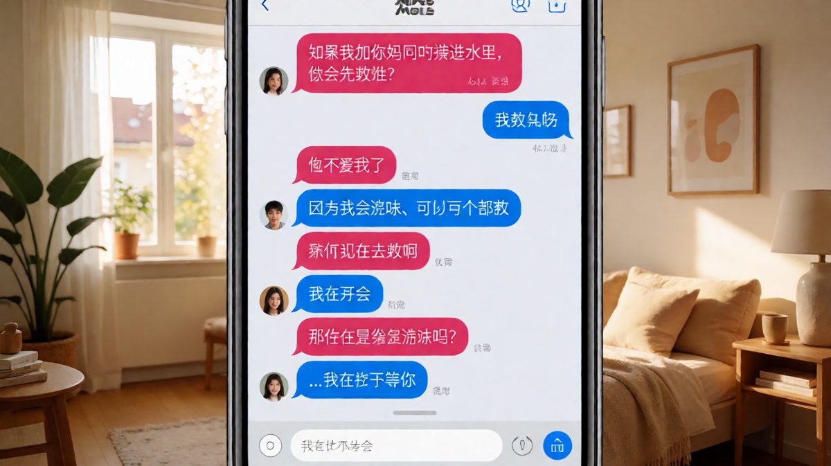 经典送命题，男生机智化解，结果下一秒就被反向套路。
