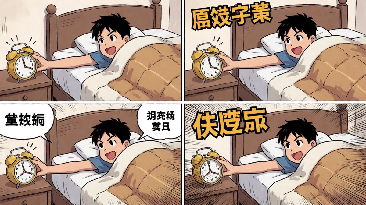 再睡五分钟……就五分钟