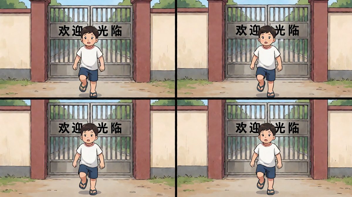 冲出家门才发现，这是邻居家的门……