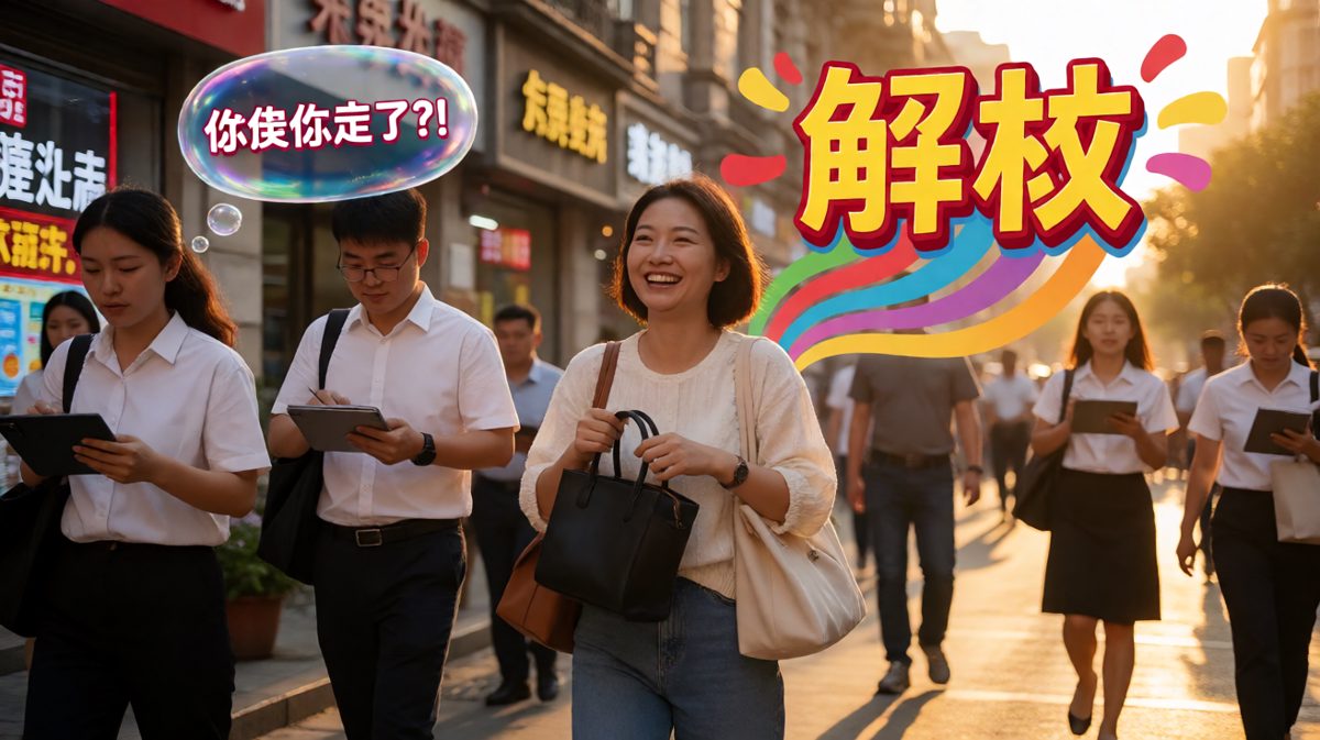 周五下班，我就是这条街最靓的仔