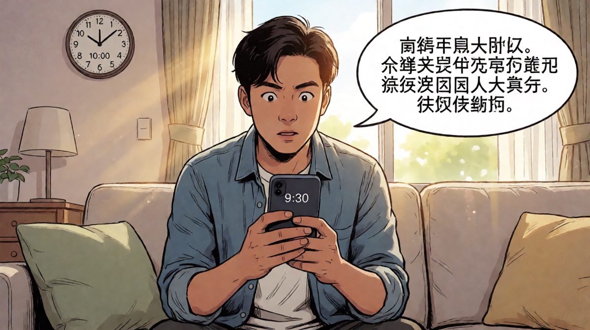 醒来一看，已经迟到两小时
