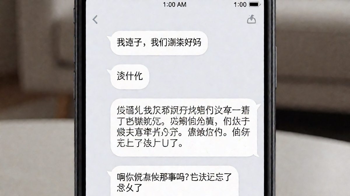 精心准备道歉，对方早已忘记