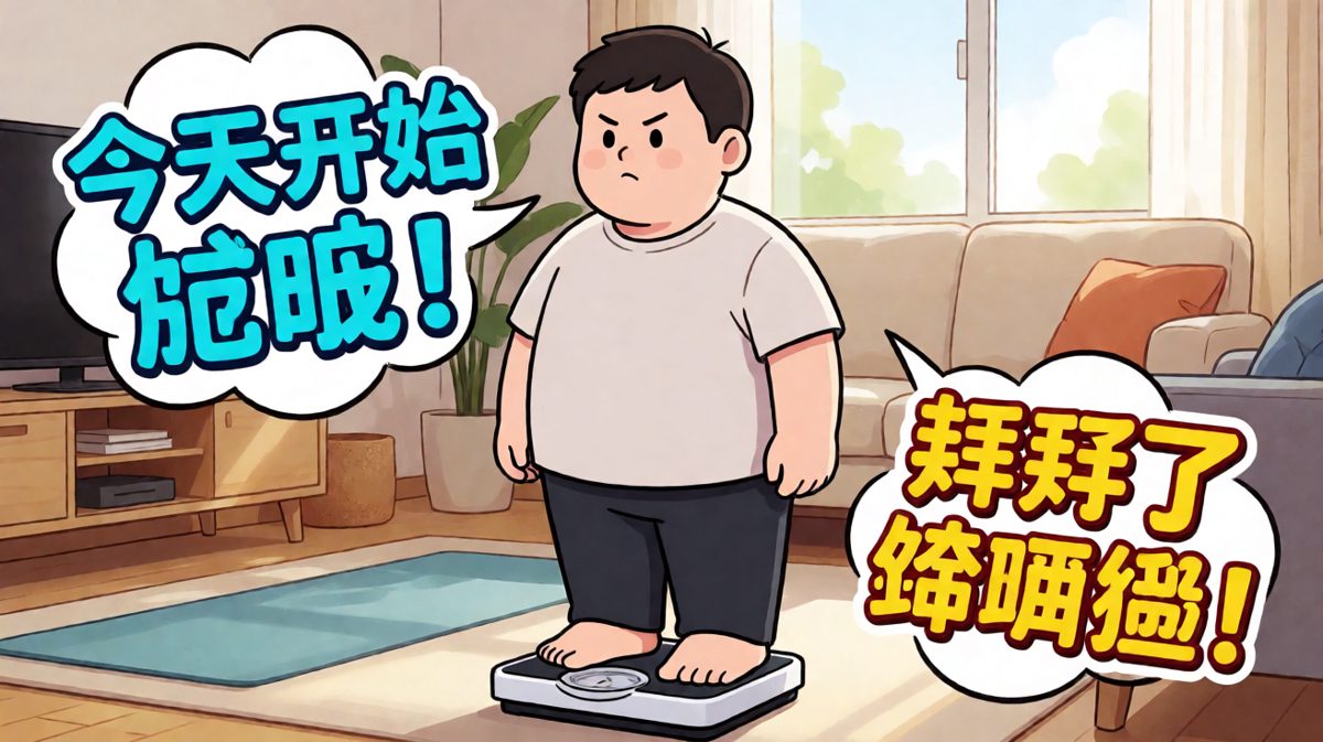 第一格：立下宏伟减肥目标