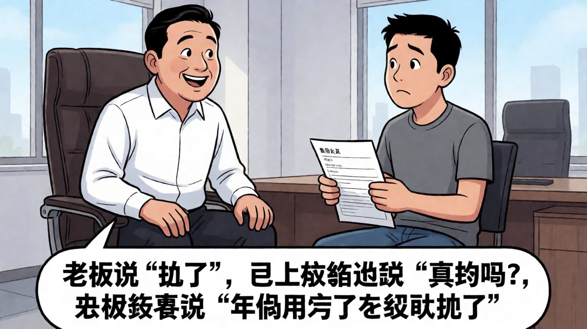 员工满怀期待申请请假，老板一口答应后却揭示了真相