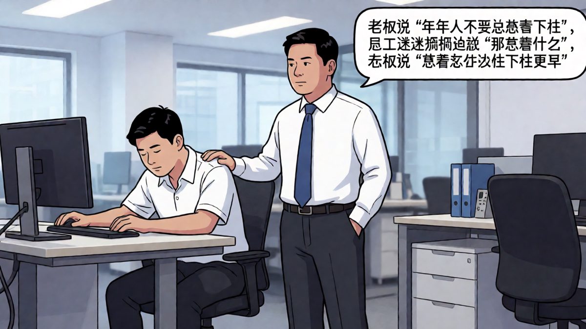老板深夜查岗，给出令人窒息的'加班指导'