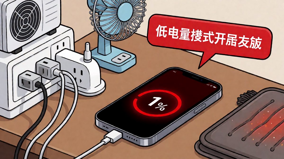 手机1%时的恐慌，谁懂