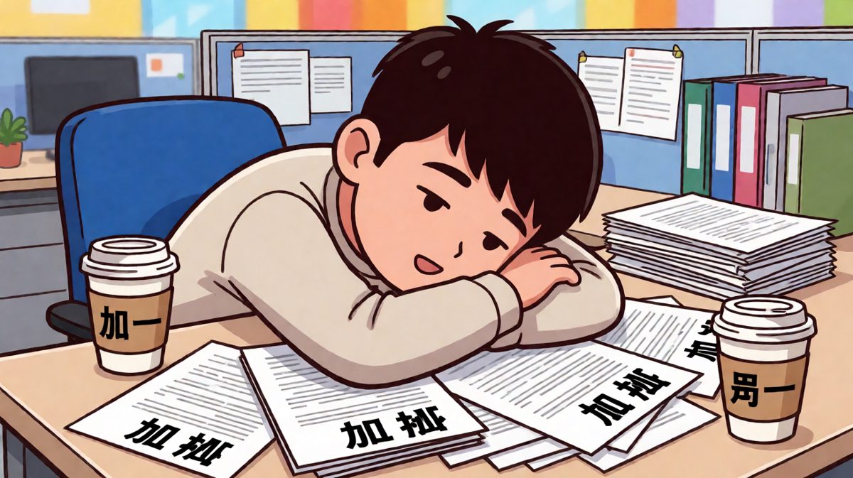 周一的工位，灵魂已离线