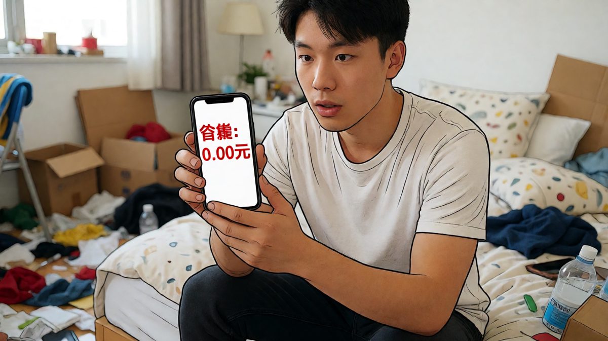 月底钱包，比脸还干净