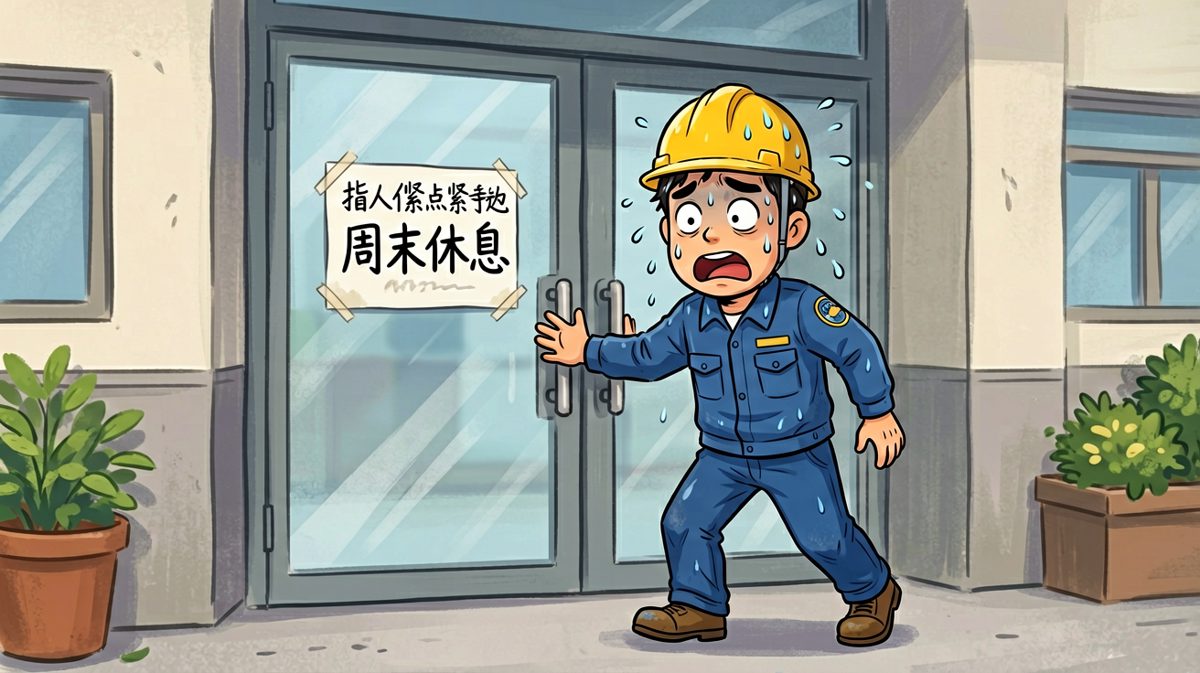 到了才发现大门紧锁